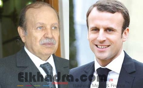 Bouteflika s'entretient avec son homologue français Macron 4
