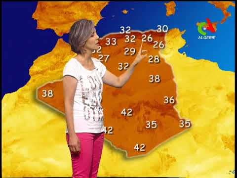 Retrouvez la météo ⛈ du mardi 18 séptembre 2018 sur  Canal Algérie 🇩🇿
