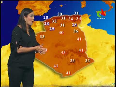 Retrouvez la météo🌦 du dimanche 16 séptembre 2018 sur Canal Algérie 🇩🇿