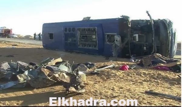 حادث مرور مروع يودي بحياة ثلاثة أشخاص و25 جريحا بأفلو في الأغواط 1