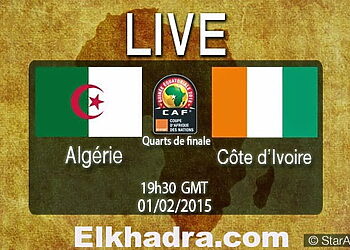 Chaines qui diffuseront le match Algérie Côte d’Ivoire 01/02/2015 à 20:30 can2015 15