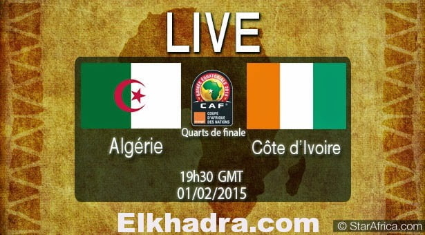 Chaines qui diffuseront le match Algérie Côte d’Ivoire 01/02/2015 à 20:30 can2015 1