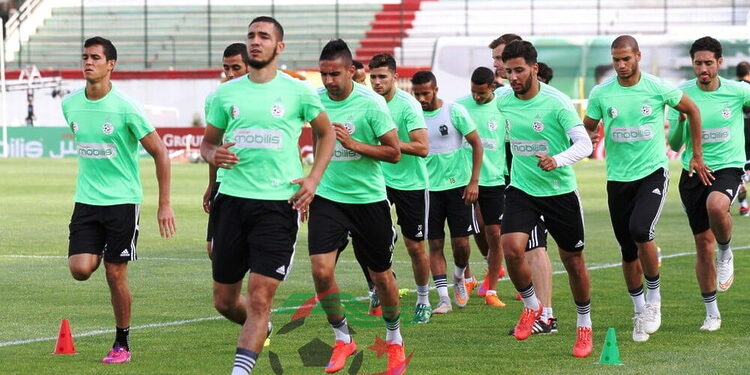 CAN 2017 : PHOTOS Dernier entrainement Elkhadra avant les Seychelles 1