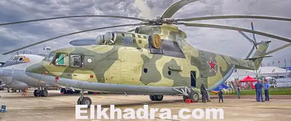 Les forces aériennes algériennes réceptionnent deux des six hélicoptères Mil Mi-26 commandés en Russie