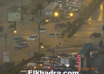 الطقس في الجزائر اليوم 25-8-2015 : نشريـة خاصــة تتوقــع أمطــارًا رعديــة اليــوم علـى 13 ولايـة شرقيـة 1
