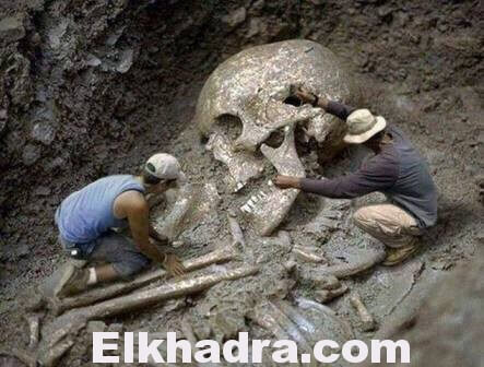 بالصور.. جثث عملاقه من قوم عاد وثمود تم العثور عليها أثناء تنقيب في السعوديه 1