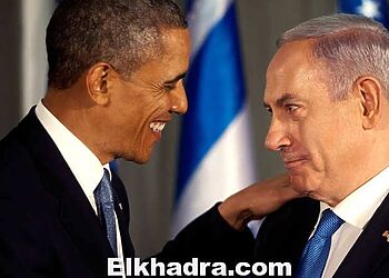 JERUSALEM , ISRAEL- MARCH 20:  U.S. President Barack Obama (L) greets Israeli Prime Minister Benjamin Netanyahu during a press conference on March 20, 2013 in Jerusalem, Israel. This is Obama's first visit as President to the region, and his itinerary will include meetings with the Palestinian and Israeli leaders as well as a visit to the Church of the Nativity in Bethlehem.  (Photo by Heidi Levine-Pool/Getty Images)
