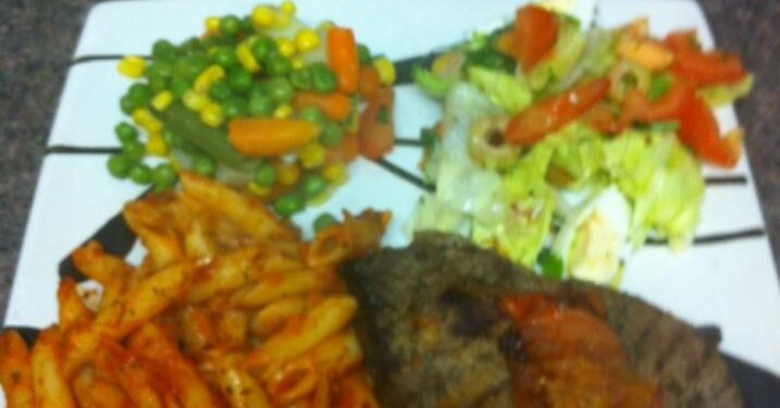 Steck avec une marinade de moutarde 1