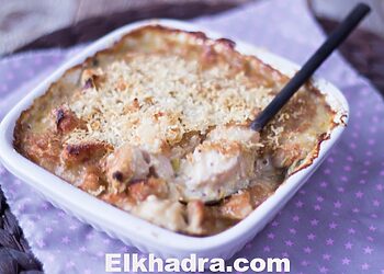 Gratin de poulet et de poireaux sans gluten 6