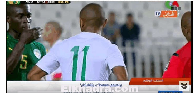 بالفيديو: براهيمي و سوداني يتشابكان ؟ 1