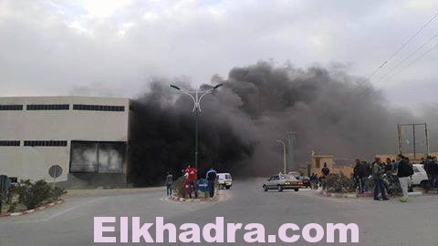 بالصور .. حريق في مصنع ‫‏نقاوس‬ للمشروبات 1