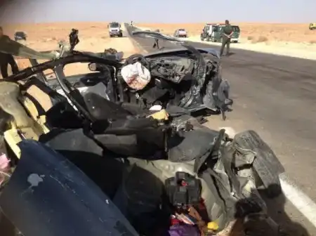 11 قتيلا في مجزرة مرورية بين زوزفانة وتاغيت ببشار