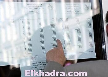 استخراج كشف نقاط شهادة التعليم المتوسط 2017relevé de note bem 8