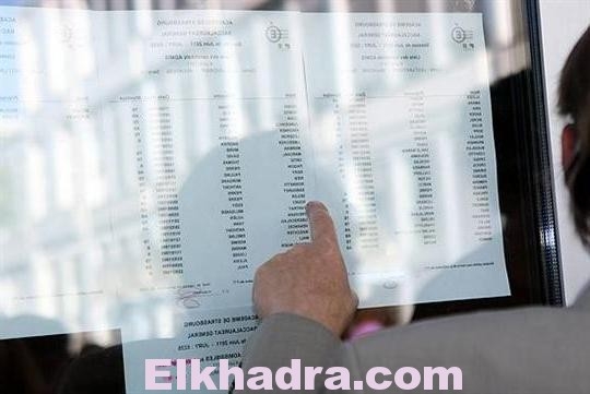 استخراج كشف نقاط شهادة التعليم المتوسط 2021relevé de note bem 1
