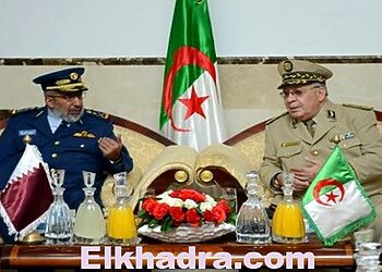 Gaïd Salah s'entretient avec son homologue qatari 6