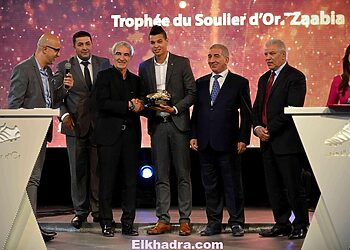 Le libyen Mohamed Zaâbia lauréat du soulier d’or d'El Khabar Erriadi 1