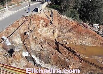 Bouzaréah : le glissement de terrain causé par l'effondrement d'un mur de soutènement réalisé par une société privée 1
