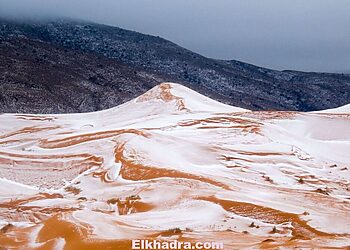 Algérie : la neige s'invite dans le Sahara 10