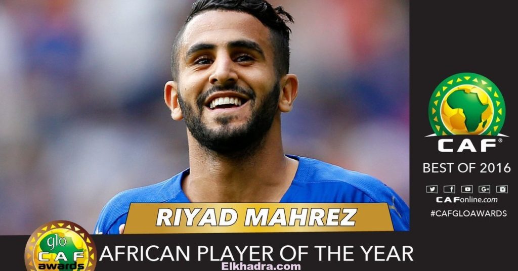 CAF : Riyad Mahrez Nouveau Ballon d'Or Africain 2