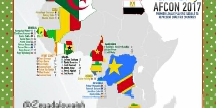 le calendrier des matchs complet CAN 2017, Africa Cup of Nations 1