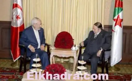 Le Président Bouteflika reçoit le président du mouvement tunisien Ennahdha