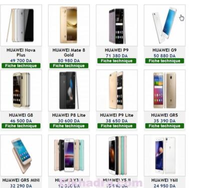 Huawei Algérie 2017: les nouveaux tarifs dévoilés 2