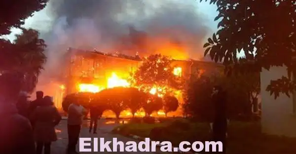 Incendie dans la résidence universitaire de Ben Aknoun