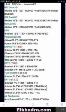 Porto vs juventus diffusion gratuite sur OROMIA TV Nilsat 2