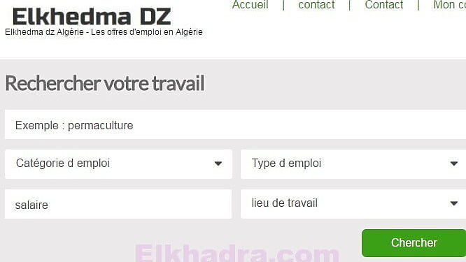 Emploi et le recrutement sur internet en Algérie