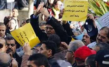 Des milliers de manifestants à Tizi Ouzou 2 Des milliers de manifestants à Tizi Ouzou 2