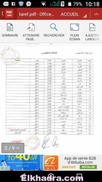 نتائج مسابقة شبه طبي في ولاية الطارف . مبروك للناجحين 21