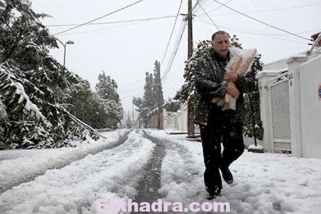 Algerie: Chutes de neige sur les reliefs du Nord 12