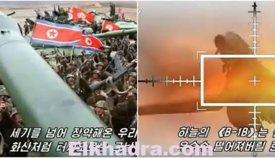 العالم كوريا الشمالية تدمر حاملة طائرات أمريكية !!