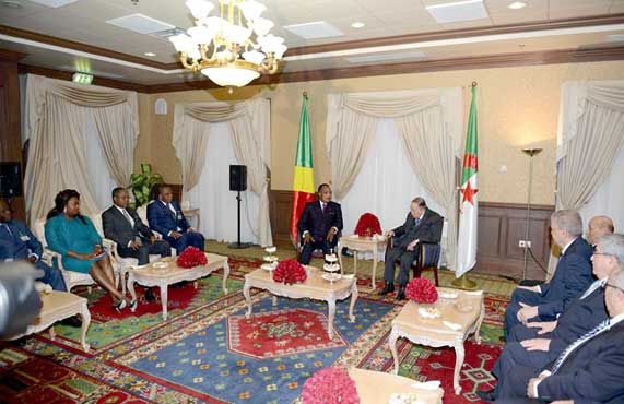 Le président Bouteflika s’entretient avec son homologue congolais : renforcer et diversifier la coopération 2