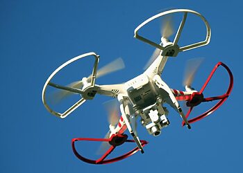 OLD BETHPAGE, NY - SEPTEMBER 05:  A drone is flown for recreational purposes in the sky above Old Bethpage, New York on September 5, 2015.  (Photo by Bruce Bennett/Getty Images)