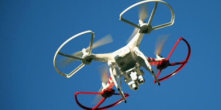 OLD BETHPAGE, NY - SEPTEMBER 05:  A drone is flown for recreational purposes in the sky above Old Bethpage, New York on September 5, 2015.  (Photo by Bruce Bennett/Getty Images)