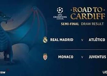 Ligue des Champions d'Europe (demi-finales): Résultats du tirage au sort 5