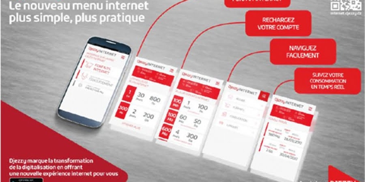 Djezzy lance un nouveau menu internet: Intuitif, ergonomique et facile à utiliser 1