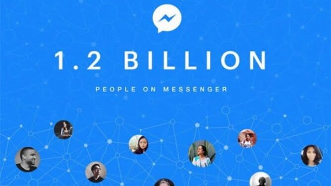 1.2 milliard d’utilisateurs sur Facebook Messenger ! 1