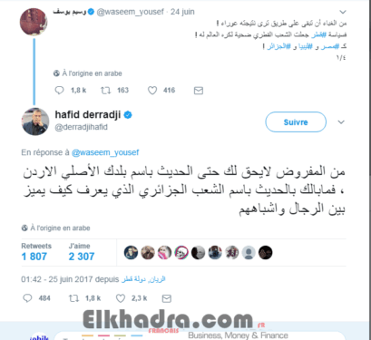 ( وسين يوسف يصف حفيظ دراجي بالخائن لوطنيه لعمله في قناة قطرية(حرب بين الداعية وسيم يوسف وحفيظ دراجي 2