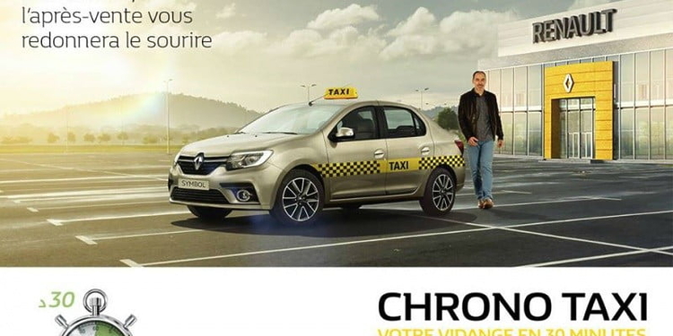 Renault Algérie : forfait vidange en 30min chrono pour les Taxis, à 3890 da 1