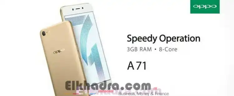 OPPO lance le A71, Android 7.1 Nougat et 3 Go de RAM