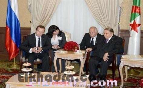 Bouteflika reçoit le Premier ministre russe 2
