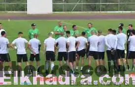 PREMIER JOUR DU STAGE DE L’EN 19 joueurs à pied d’oeuvre à Sidi Moussa