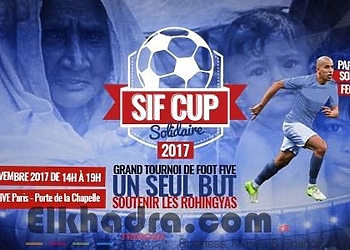 TOURNOI DE SOLIDARITÉ AU PROFIT DES ROHINGYAS Feghouli parraine la SIF Cup à Pari 17