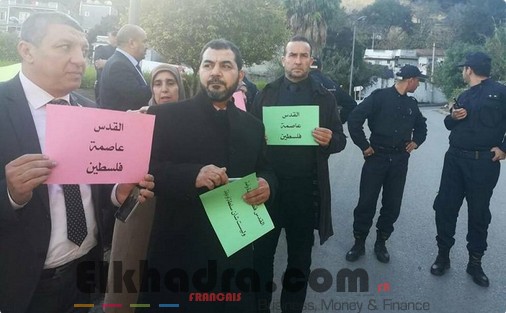Jérusalem, capitale de la Palestine : des députés empêchés de manifester devant l’ambassade américaine à Alger, manifestations en Tunisie 2