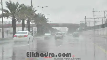 أمطار غزيرة على 9 ولايات مساء اليوم