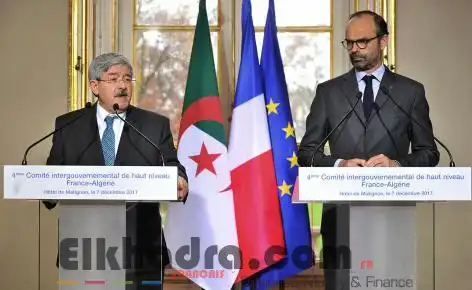 Ahmed Ouyahia et Edouard Philippe : une volonté commune de consolider le partenariat d’exception et de construire l’avenir