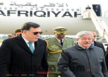 Ahmed Ouyahia s'entretient avec Faïz Serradj 1