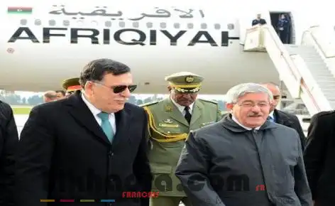 Ahmed Ouyahia s’entretient avec Faïz Serradj